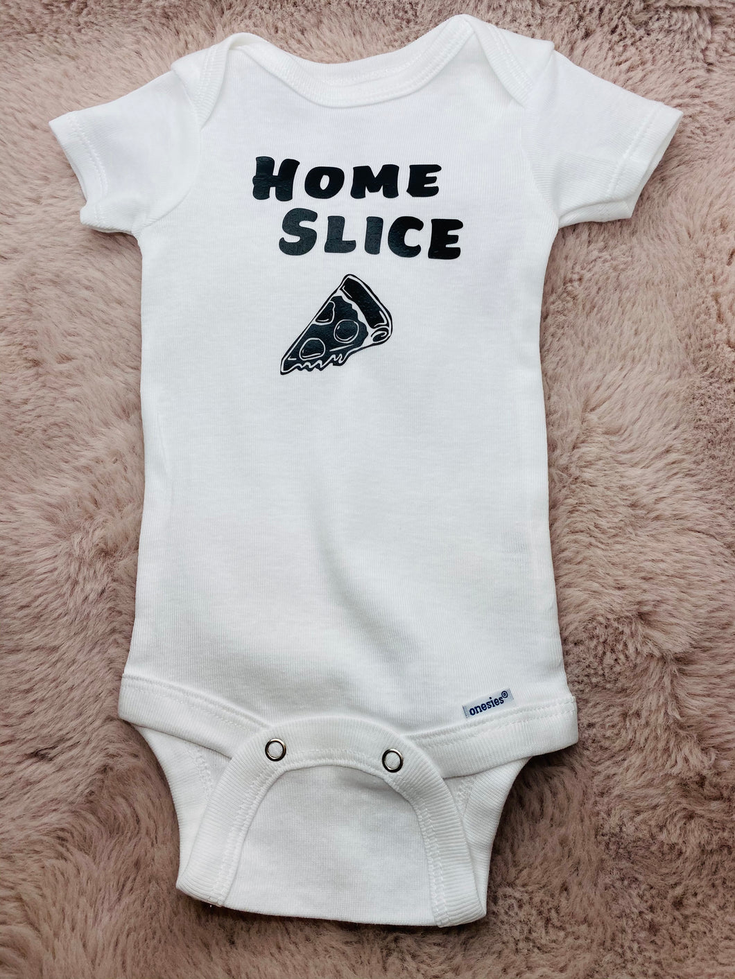 Home Slice Franc It Baby Onesie