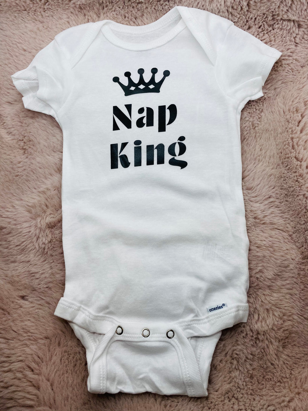 Nap King Franc It Baby Onesie
